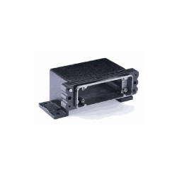 Embase en saillie 24B, Aluminium moulé sous pression, acier inoxydable, IP68/IP69K, Sortie basse, M20